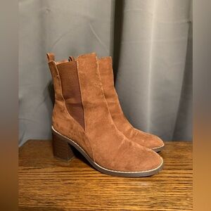 Brown Suede Ankle Boots